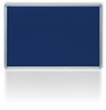 Obrázek Tabule filcová v hliníkovém rámu - 100 x 150 cm / modrá