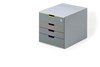 Obrázek Zásuvkový box VARICOLOR® SAFE - 4 zásuvky + zámek / šedá