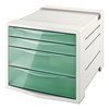 Obrázek Zásuvkový box Colour´Ice - ledově zelená / 2+2 zásuvky