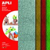 Obrázek Pěnovka A4 APLI - 4 barvy / třpytky mix 2