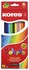 Obrázek Kores Kolores pastelky trojhranné - 12 barev + ořezávátko