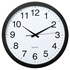 Obrázek Nástěnné hodiny Hama Jumbo tiché / černé / průměr 40 cm